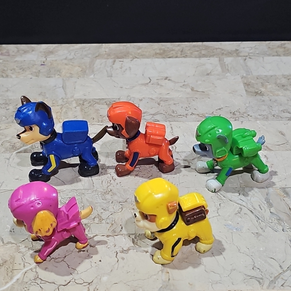 Paw Patrol Air Rescue Pups Action Pack Lot of 5 Figure Kid Toy